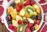 Zesty Honey-Lime Fruit Medley