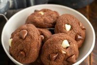 Decadent Triple Chocolate Chip Cookies