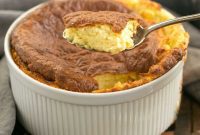 Exquisite French Gruyere Souffle