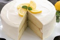 Zesty Lemon Cake with Homemade Curd