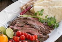 Perfect Grilled Flank Steak Fajitas