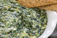 Creamy Cheesy Spinach Dip