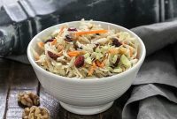 Zesty No-Mayo Coleslaw