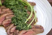 Grilled Flank Steak with Vibrant Chimichurri