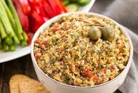Roasted Red Pepper and Artichoke Spread