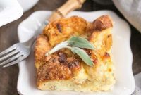 Savory Sausage Croissant French Toast Bake