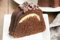 Luxurious Chocolate Bundt with a Creamy Cheesecake Core