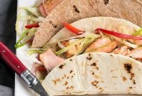 Seared Salmon Tacos with Tropical Mango Salsa