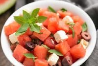 Watermelon Feta Basil Bliss