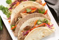 Asian Pulled Pork Tacos with Crunchy Slaw