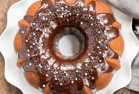 Molten Chocolate Heart Cake