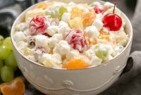Homemade Ambrosia Salad Real Cream