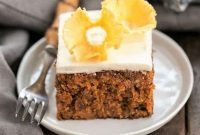 Heritage Carrot Cake with Pineapple Blossom Elegance