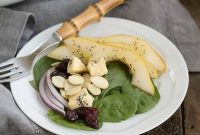 Gourmet Pear Cranberry and Blue Cheese Salad