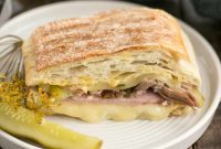 Pressed Ciabatta Cubano Sandwich