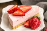 Velvet Strawberry Chill Cake