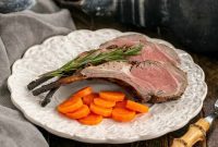 Grilled Lamb Chops Infused with Rosemary, Garlic, and Tangy Mustard