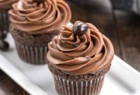 Velvet Mocha Frosted Cupcakes