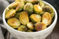 Golden Glazed Honey Mustard Brussels Sprouts