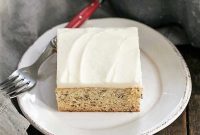 Velvet Banana Sour Cream Cake