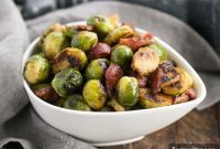 Sweet and Savory Maple Mustard Brussels Sprouts