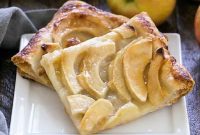 Golden French Apple Puff Pastry Tart