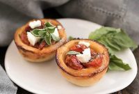 Savory Cheese Straw Tomato Bites