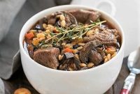 Hearty Beef Mushroom and Barley Soup