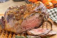 Golden Glazed Rosemary Garlic Lamb