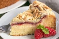 Luscious Raspberry Cream Cheese Coffee Cake