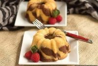 Zebra Swirl Bundt Bites