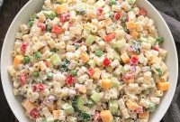 Light and Zesty Yogurt Pasta Salad