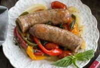 Sheet Pan Roasted Sausage and Peppers