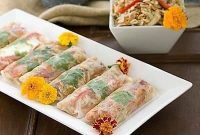Crisp Asian Slaw Spring Rolls