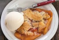 Sweet and Simple Peach Cobbler