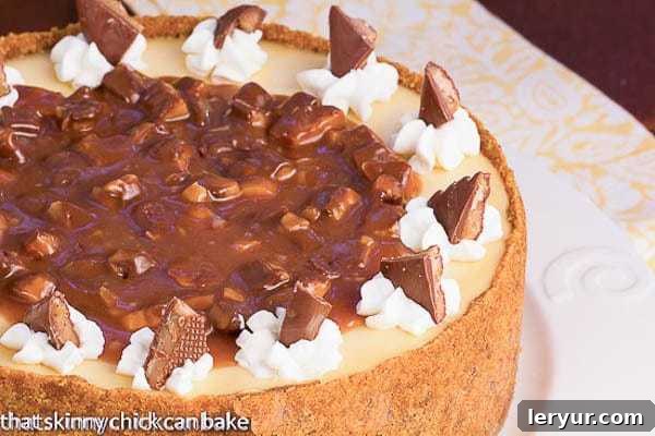 Sticky Toffee Caramel Cheesecake | One swoon-worthy dessert!