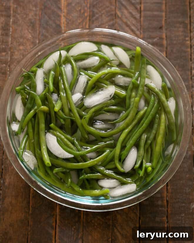 Tuscan Garlic Green Beans 4 Italian Green Beans Step 2