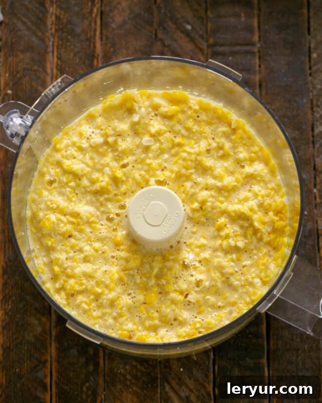 Puree Half the Fresh Corn.