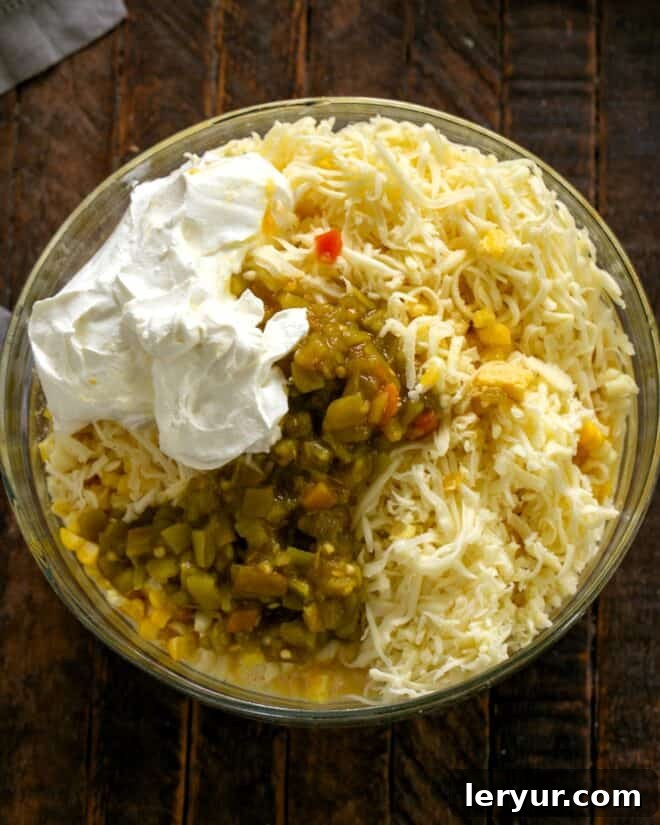 Mix Corn Casserole Ingredients