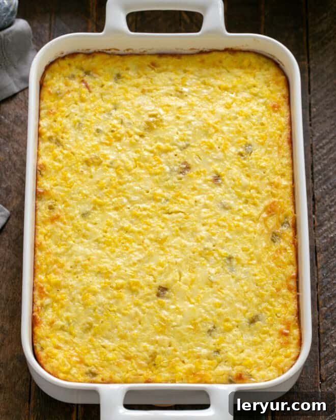 Bake Corn Casserole.