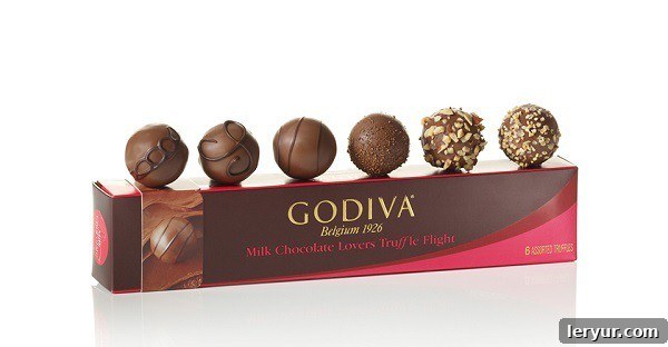 Godiva's Truffle Takeoff: Your Passport to Chocolate Nirvana 2 Godiva Truffle Flight - A Luxurious Chocolate Tasting Journey