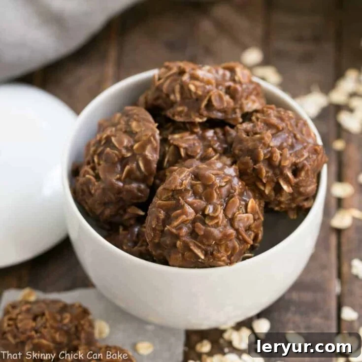 Chocolate No-Bake Cookies