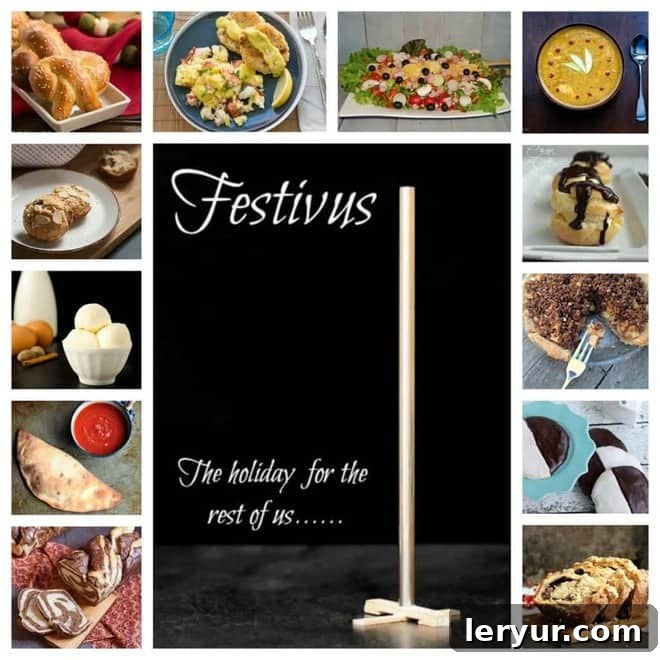 Festivus collage of recipe images