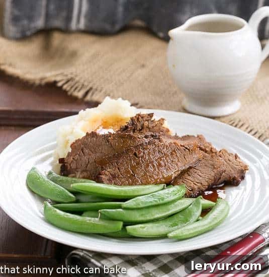 Coffee Glazed Brisket | A truly tender and flavorful slow-cooked beef brisket recipe.