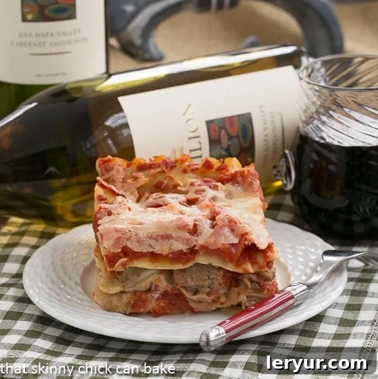 Easy Sausage and Mushroom Lasagna