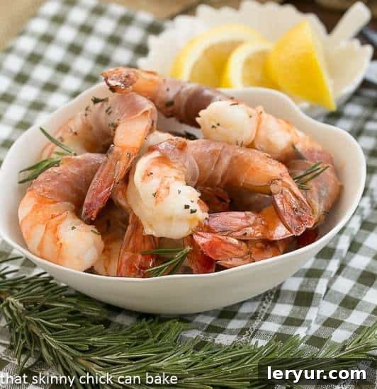 Rosemary Prosciutto Shrimp