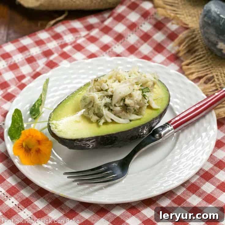 Crab Avocado Ravioli | An elegant, delectable crab salad presentation!