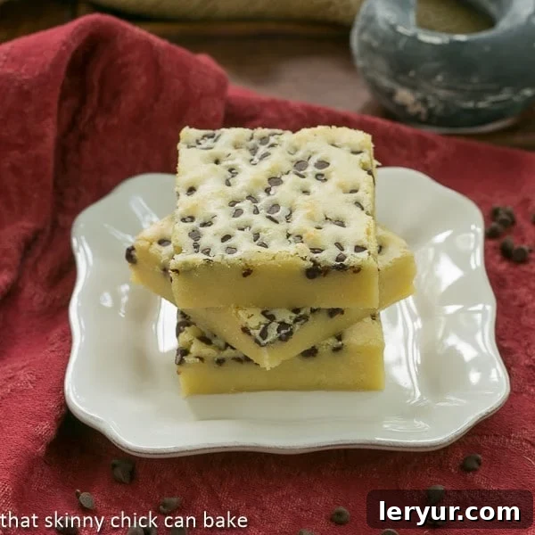 Twix Double Chocolate Dream Cookies 6 Decadent White Chocolate Brownies, a rich and sweet brownie recipe from That Skinny Chick Can Bake.