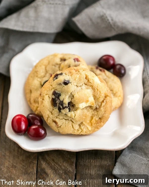 Star-shaped Cranberry White Chocolate Crystallized Ginger Cookies
