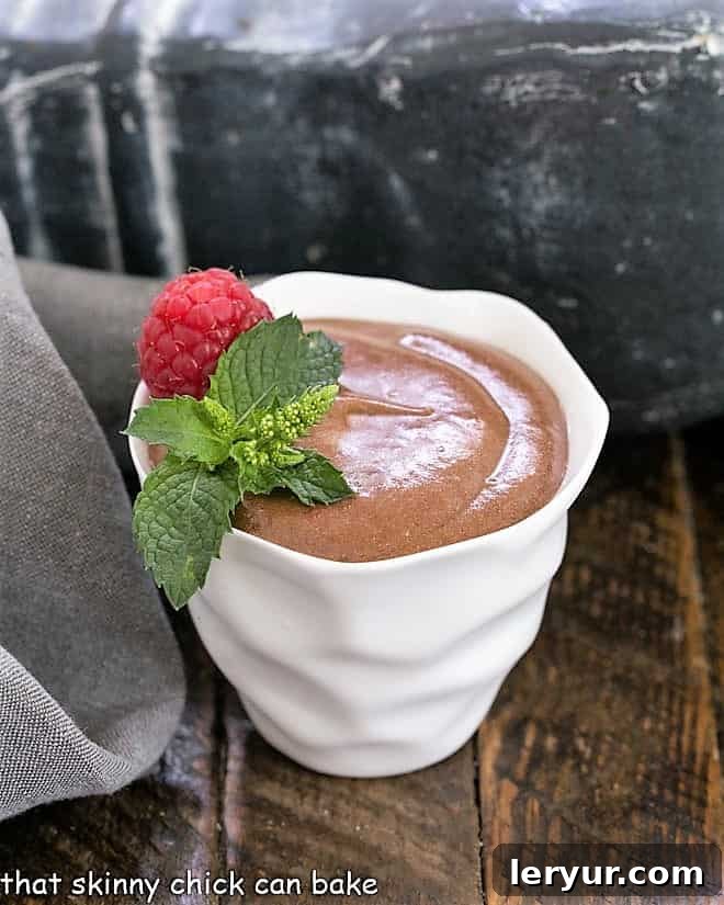 Elegant Mousseline au Chocolat parfaits